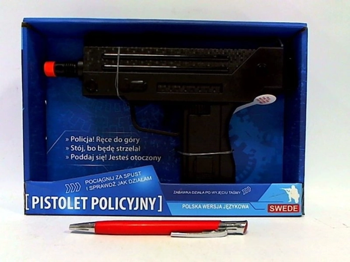 Børnepistol med lyde på polsk