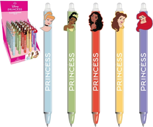 Disney-prinsesser gelpen med viskefunktion 15 cm - 1 stk.