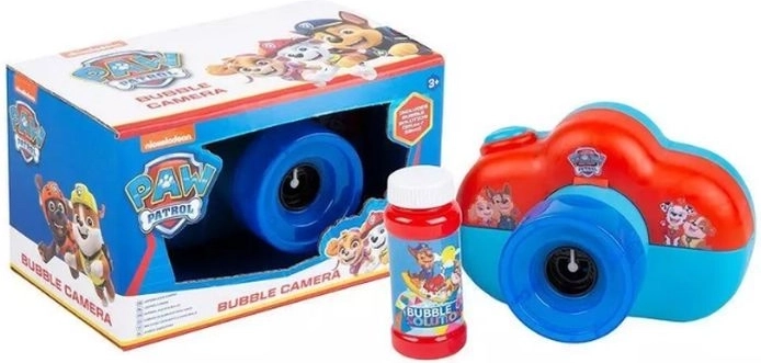 Paw Patrol-kamera med sæbeboblemaskine