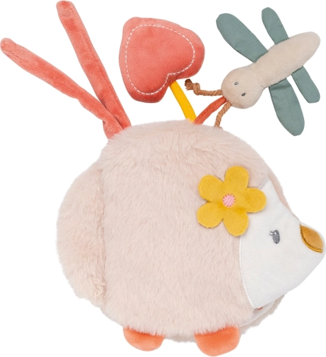 Plysj aktivitetbog pindsvinet Zoe 14 cm – NATTOU Mila, Zoe & Lana