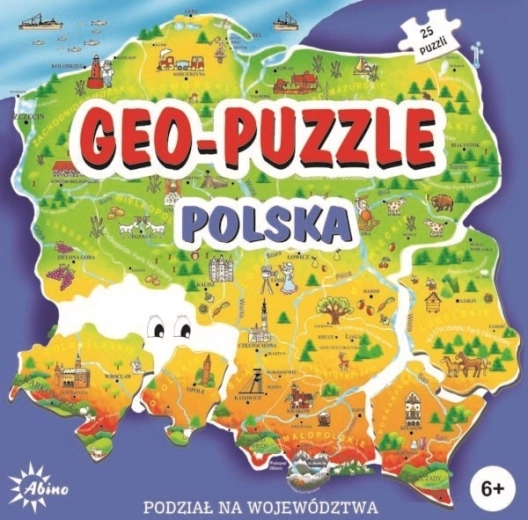 Puslespil Geo-Puzzle Polen