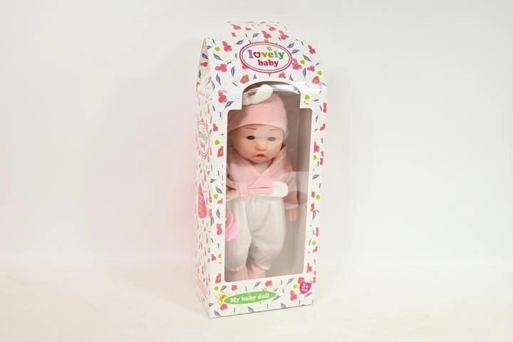 Babydukke Bobas med sut i æske