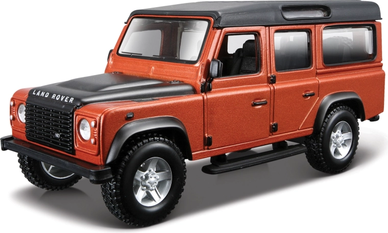 Bburago Land Rover Defender 110 orange metallak 1:32