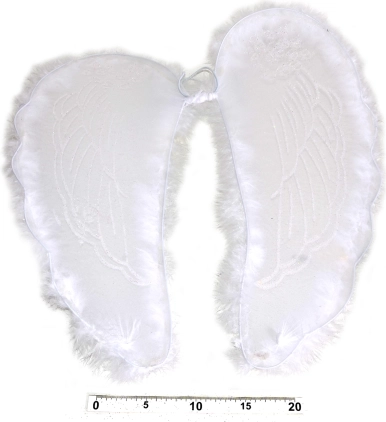 Englevinger med fjer 47 × 47 cm