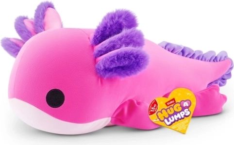 ZURU Hug a Lumps mellemstor plysaxolotl