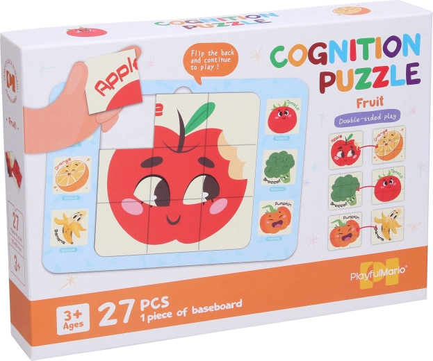 Frugtpuslespil 25 cm