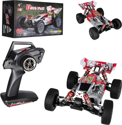 RC-buggy WLToys 144001 1:14 4WD til terrænkørsel 60 km/t
