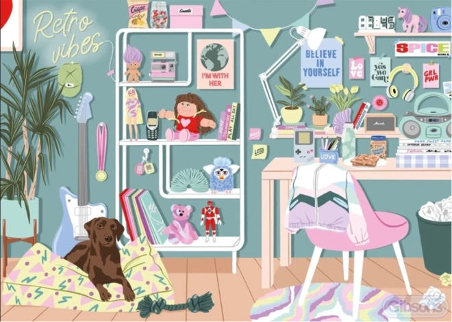 Gibsons puslespil Retro vibber 1000 brikker