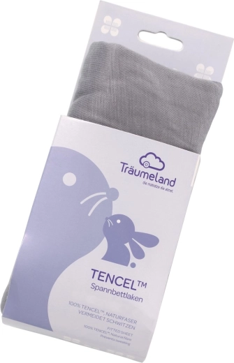 Träumeland faconlagen Tencel 40 × 90 cm mørkegrå