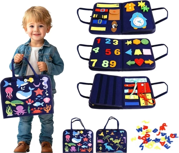 2Kids Toys sensorisk busybog Vand- / Dinoverden