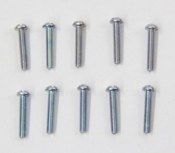 Skruer med panhoved M3 × 16 mm, 10 stk.