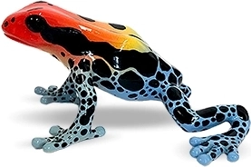 Bullyland frøen Amazonica – håndmalet figur