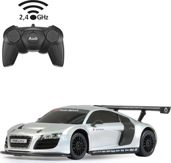 RC-bil JAMARA Audi R8 LMS 1:24 sølv