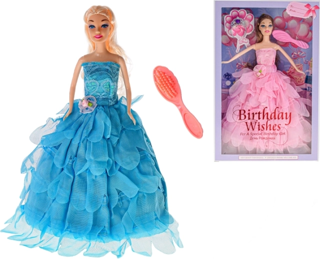 Prinsessedukke 29 cm med tilbehør