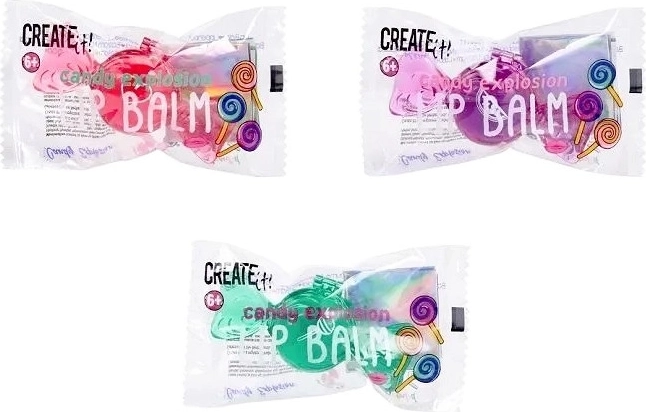 Create It! læbepomade Candy Explosion i indpakning som et bolsje