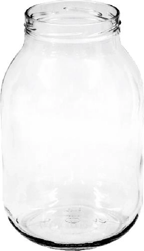 Glaskonserveskrukke 3000 ml med bred hals 100 mm