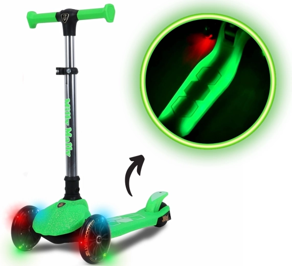 Milly Mally børne-trehjulet løbehjul Jelly green