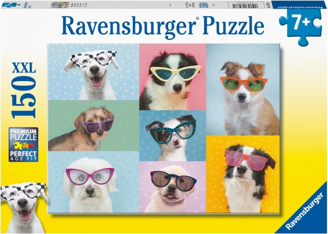 Ravensburger puslespil Sjove hunde XXL