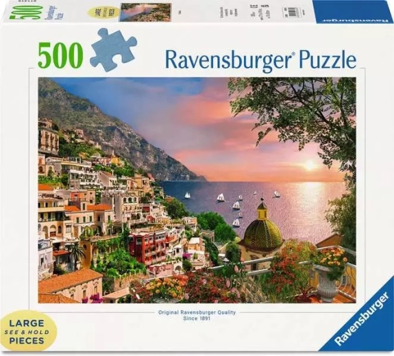Ravensburger puslespil Positano, Italien XXL 500 brikker