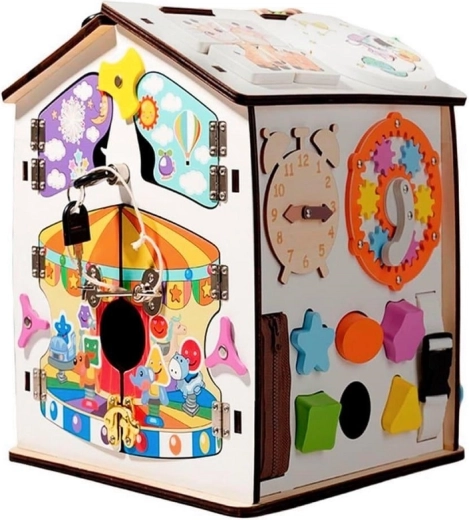 2Kids Toys aktivitetshus (busy board) hvid