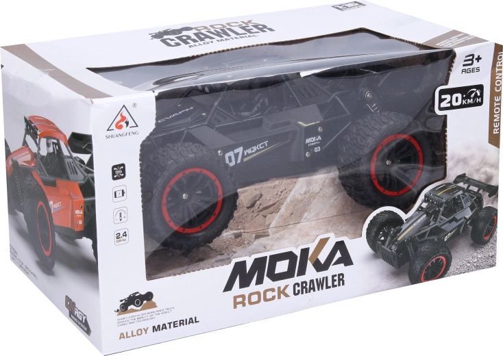 Bugina Moka RC i metal med fjernbetjening 24 cm - 1 stk.