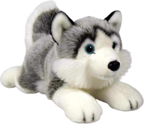 Plys-hund husky Dubi 27 cm