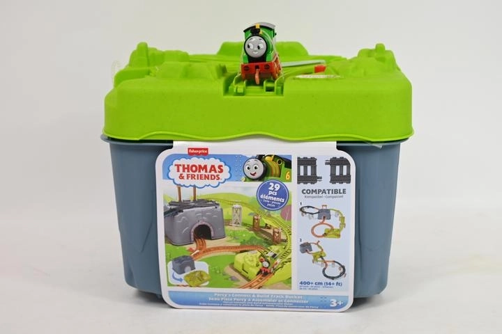 Fisher-Price Thomas & Venner stor banesæt-boks med Percy
