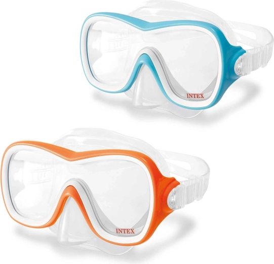 Dykker maske INTEX Wave Rider – blå, universel størrelse