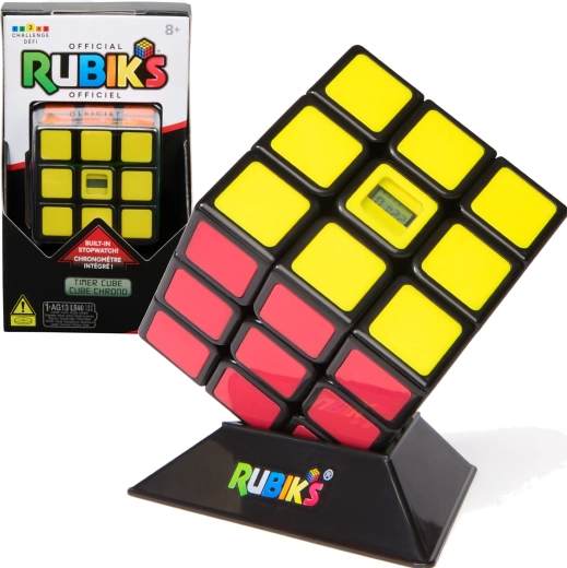 Rubik's terning 3×3 med integreret stopur
