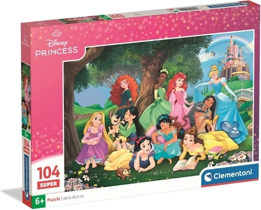 Puzzle Clementoni Disney Super Princess 104 brikker