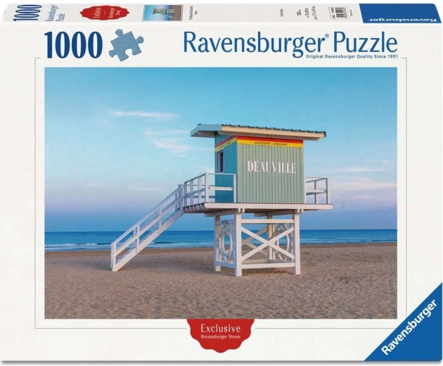 Ravensburger puslespil Udsigt over Deauville, Frankrig 1000 brikker