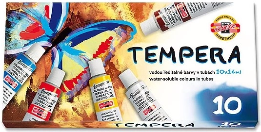 Temperamaling KOH-I-NOOR 10x16ml Sommerfugl