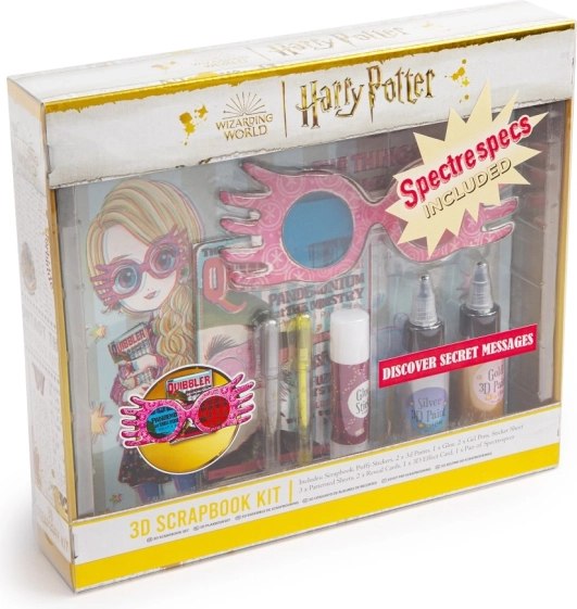 Ringbundet dagbogssæt Harry Potter Luna Lovegood 3D