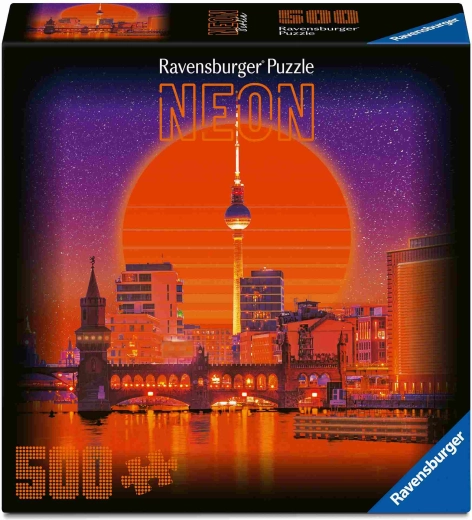 Ravensburger neonkollektion: Berlin – puslespil med 500 brikker