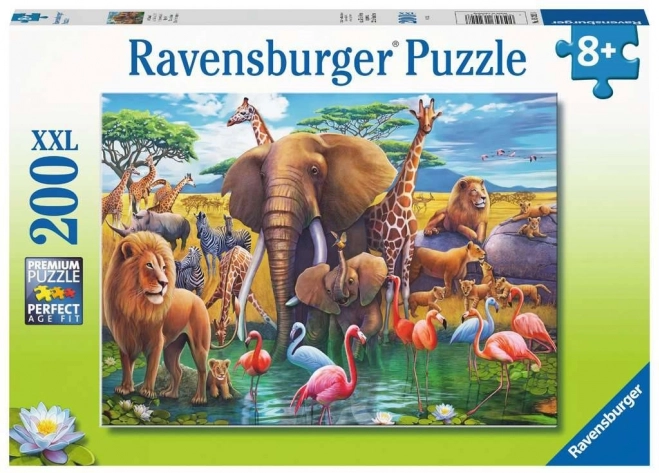 Puslespil 2D 200 brikker – vilde dyr RAVENSBURGER