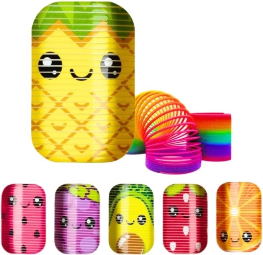 Frugt-slinky fjeder til børn