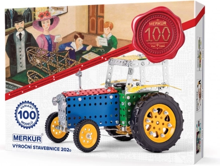 Merkur M2020 jubilæumsbyggesæt, 753 dele, 100 modeller