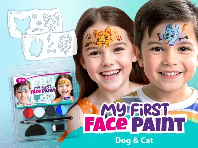 My First FacePaint ansigtsmaling hund og kat