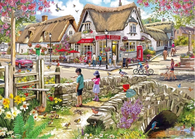 Puslespil Påskeliljer og andeunger 1000 brikker GIBSONS