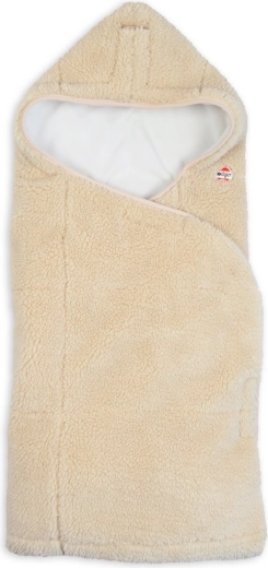 Lodger wrapper teddy birch svøbetæppe