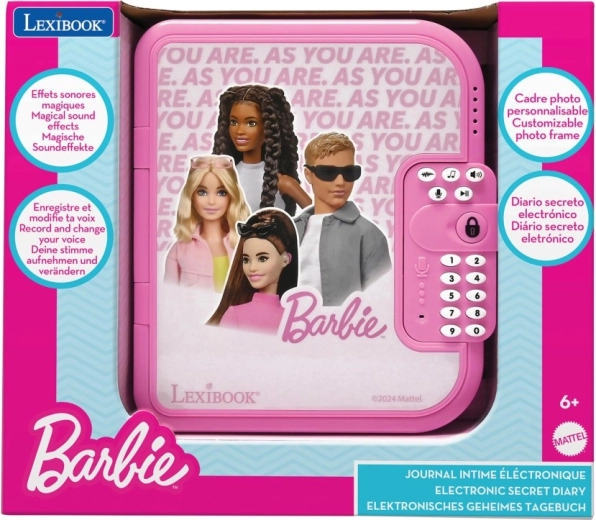 Elektronisk hemmelig dagbog BARBIE fra Lexibook