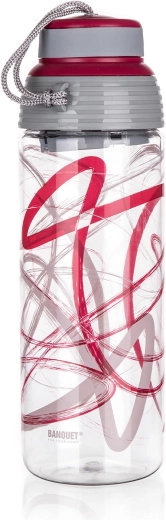 Sportsdrikkeflaske i tritan 550 ml QUEST bordeaux