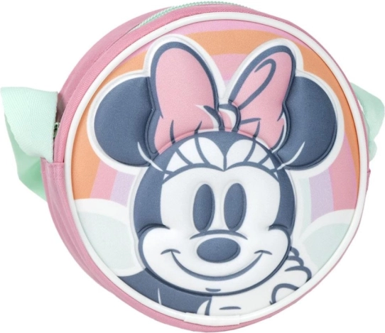 Børneskuldertaske Minnie med lynlås
