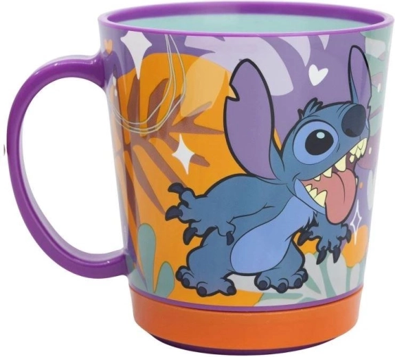Sikker plastkop Stor Lilo og Stitch Smartgrip 410 ml - 1 stk.