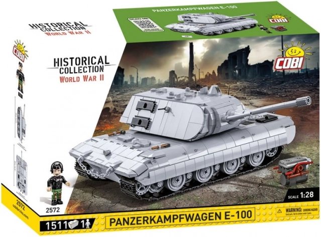 Byggesæt Panzerkampfwagen E‑100 1:28