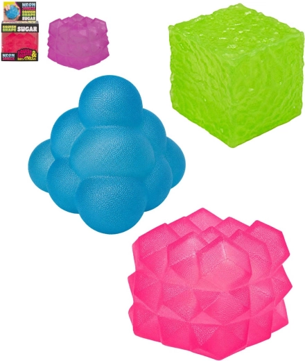 Antistress-tryklegetøj Neon Squeeze Mega Squeeze Sugar 5,5 cm - 1 stk.