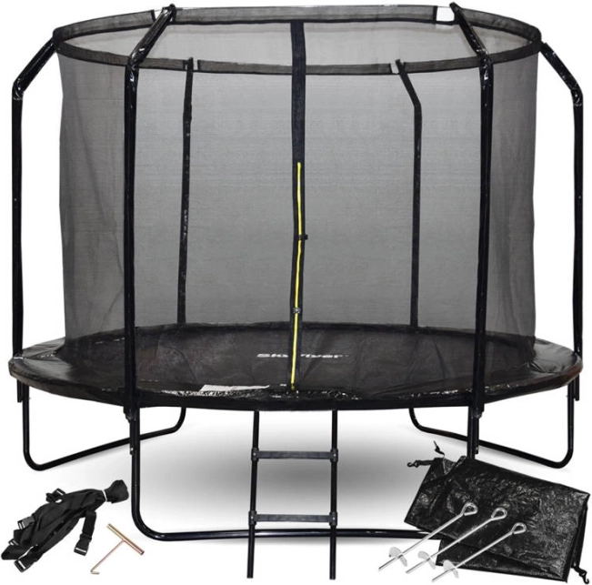 Have-trampolin SKYFLYER 304 cm med sikkerhedsnet og stige
