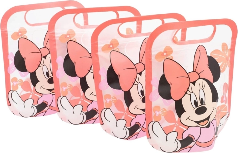 Sæt med genlukkelige poser Minnie – 4 stk.