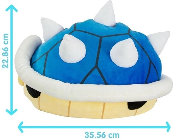 Tomy Mocchi plysbamse Mario Kart Spiny Shell