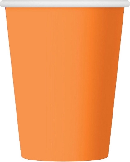 Orange papkrus 6 stk.